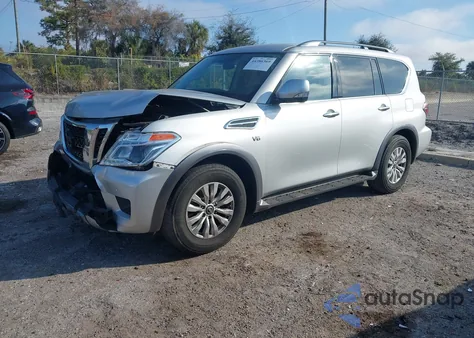 2020 Nissan Armada Sv 2Wd z USA, uszkodzony, nr VIN JN8AY2ND4LX015329
